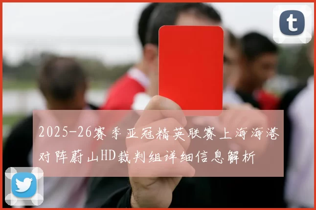 2025-26赛季亚冠精英联赛上海海港对阵蔚山HD裁判组详细信息解析